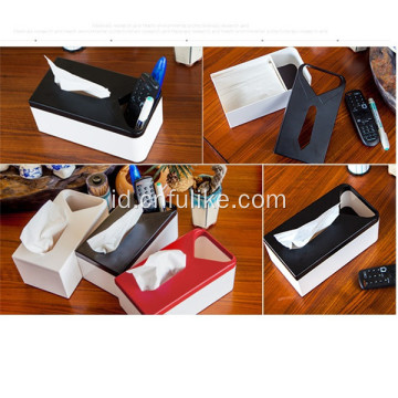 Multifungsi Tissue Box Cover Holder Kotak Penyimpanan Meja